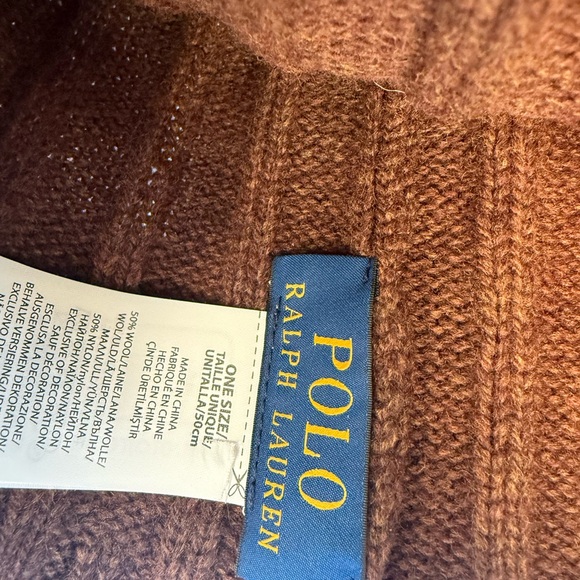 Ralph Lauren Chocolate Knit Hat - Picture 4 of 4